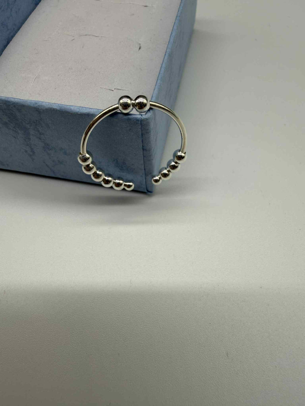 Srebrny Pierścionek Antystresowy 925